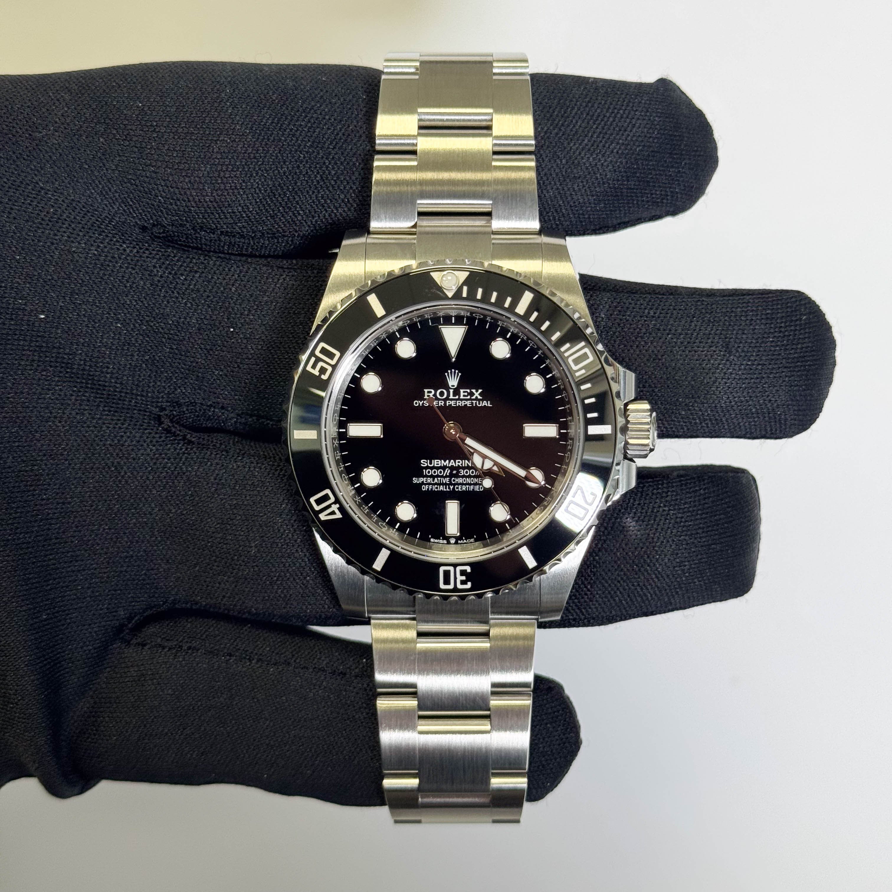 Rolex Submariner 41mm Black Dial Watch Ref# 124060 – Happy Jewelers