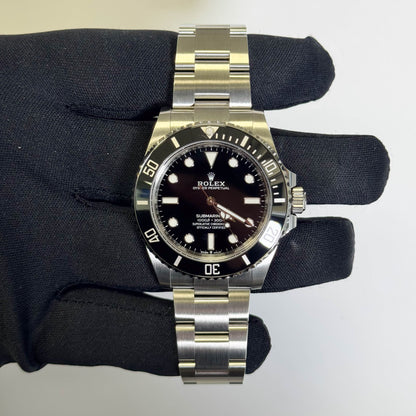 Rolex Submariner 41mm Black Dial Watch Ref# 124060