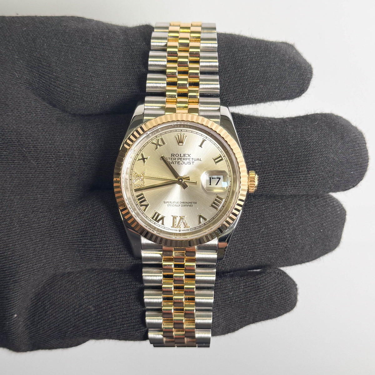 Rolex Datejust 36mm Silver Dial Watch Ref# 126233