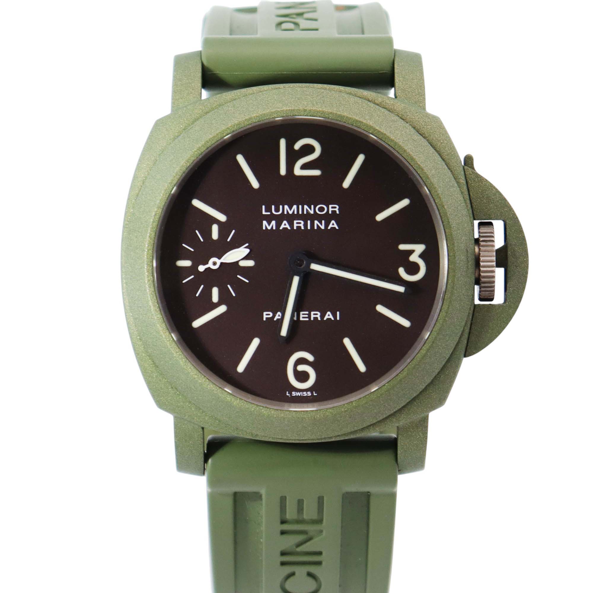 Panerai Luminor 44mm Black Dial Watch - Happy Jewelers Fine Jewelry Lifetime Warranty
