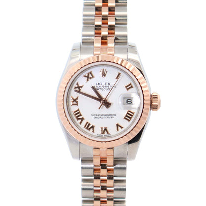 Rolex Datejust 26mm White Dial Watch Ref# 179171 - Happy Jewelers Fine Jewelry Lifetime Warranty