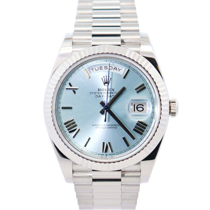 Rolex Day-Date 40mm Blue Dial Watch Ref# 228236 - Happy Jewelers Fine Jewelry Lifetime Warranty