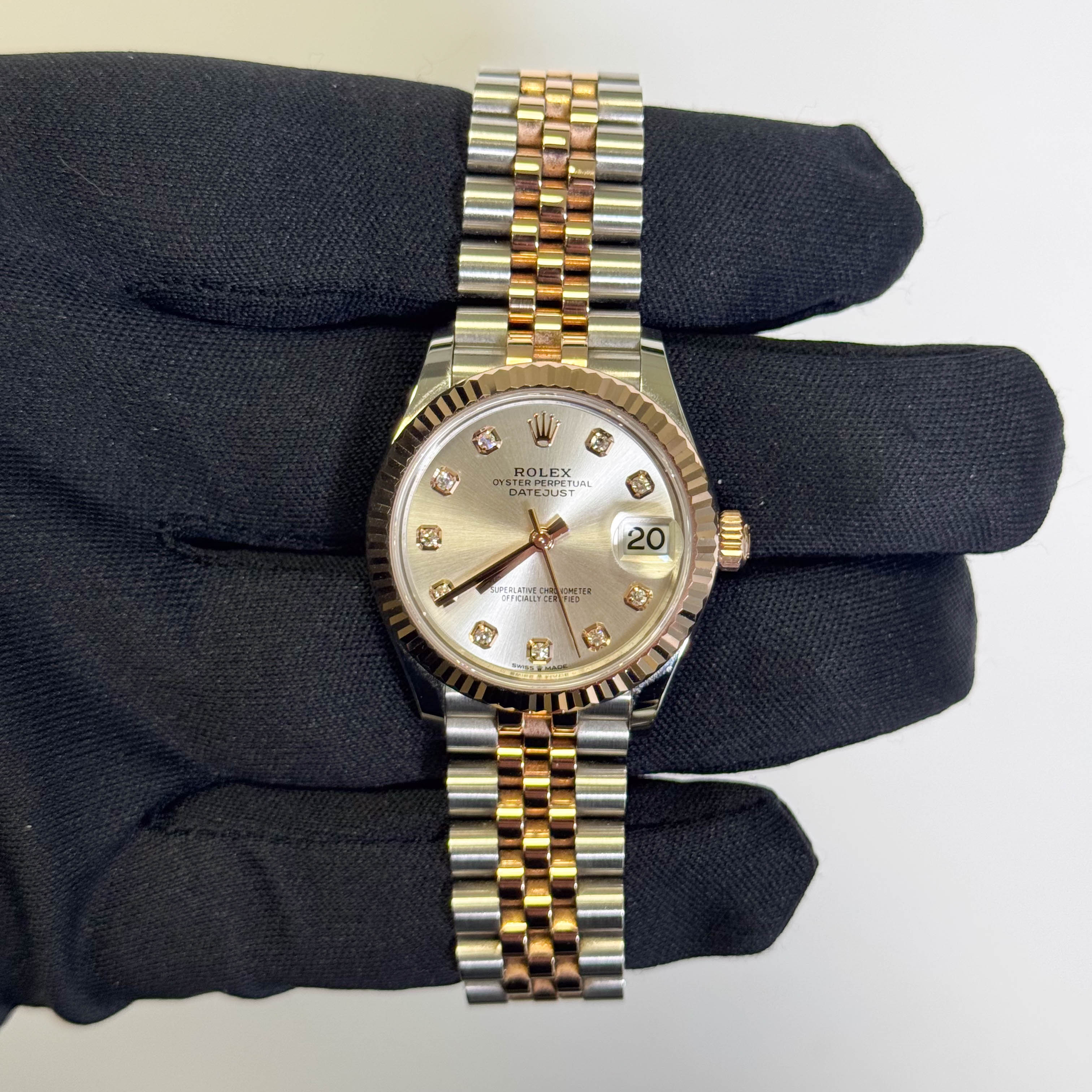 Rolex Datejust 31mm Silver Dial Watch Ref# 278271