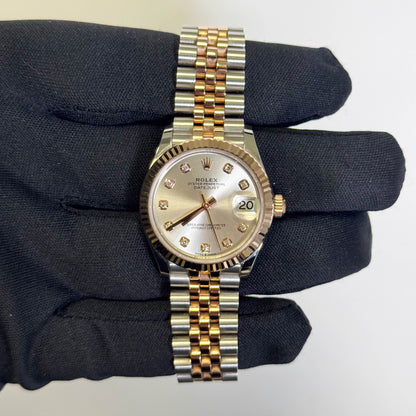 Rolex Datejust 31mm Silver Dial Watch Ref# 278271