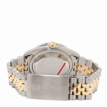 Rolex Datejust Two Tone Yellow Gold & Steel 36mm Champagne Diamond Dial Watch Reference#: 16233 - Happy Jewelers Fine Jewelry Lifetime Warranty