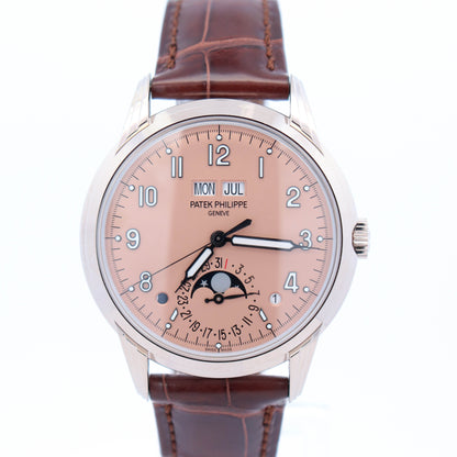Patek Philippe Grand Complications 40mm Salmon Dial Watch Ref# 5320G-011 - Happy Jewelers Fine Jewelry Lifetime Warranty