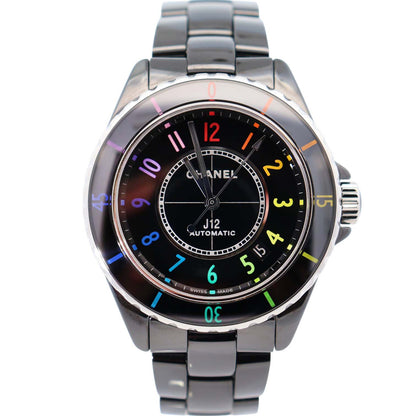 Chanel J12 38mm Black Dial Watch Ref# H7122 - Happy Jewelers Fine Jewelry Lifetime Warranty