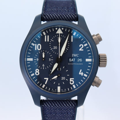IWC Pilot's 42mm Blue Dial Watch Ref# IW389404 - Happy Jewelers Fine Jewelry Lifetime Warranty