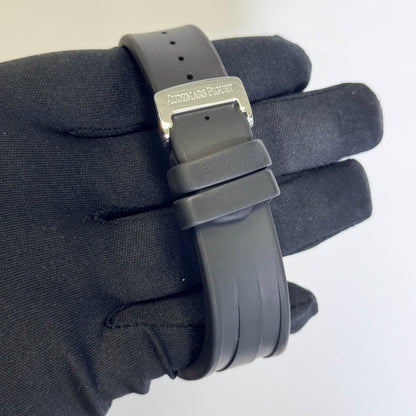 Audemars Piguet Royal Oak 42mm Black Dial Watch Ref# 26170ST.OO.D101CR.03 - Happy Jewelers Fine Jewelry Lifetime Warranty