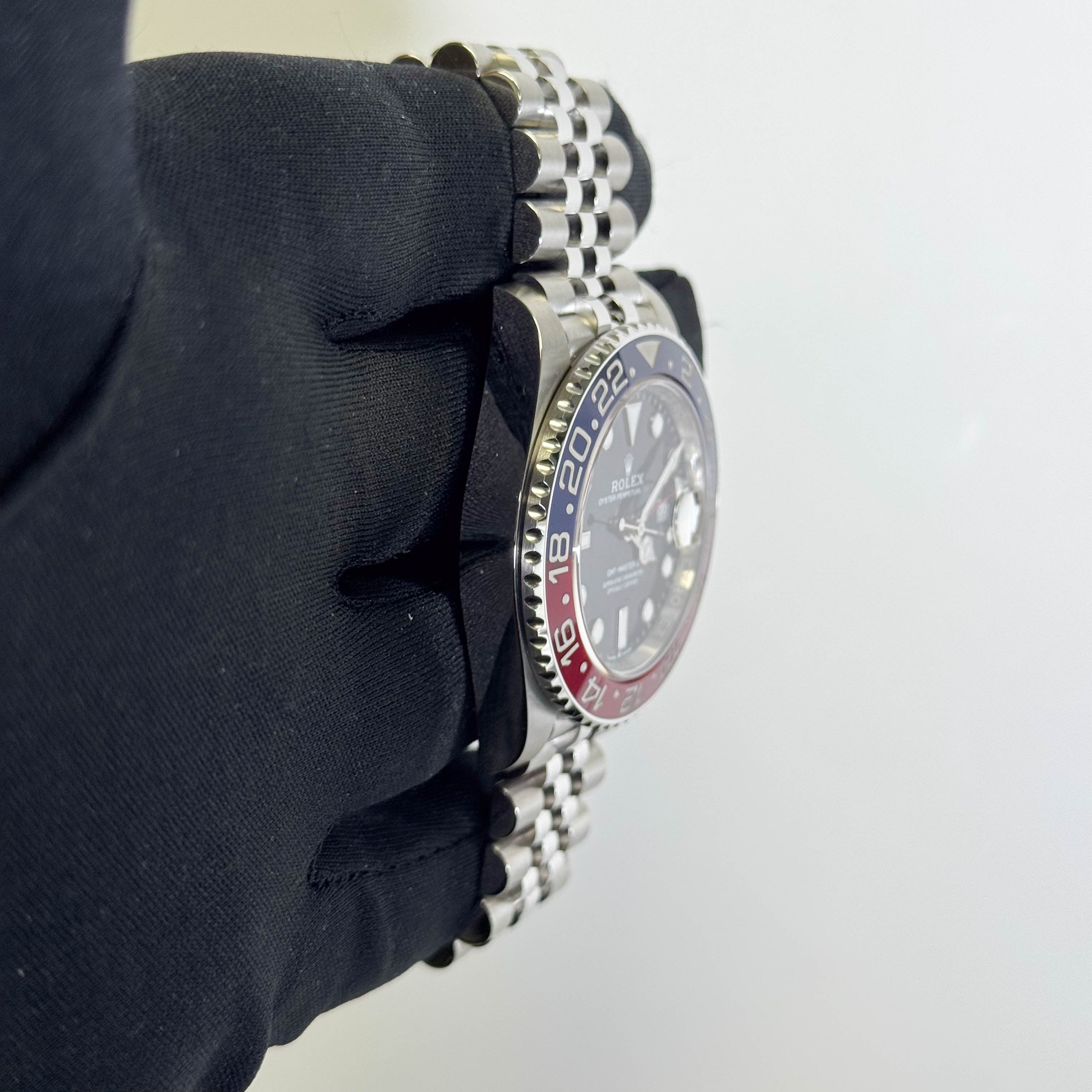 Rolex GMT-Master II 40mm Black Dial Watch Ref# 126710BLRO