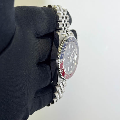 Rolex GMT-Master II 40mm Black Dial Watch Ref# 126710BLRO