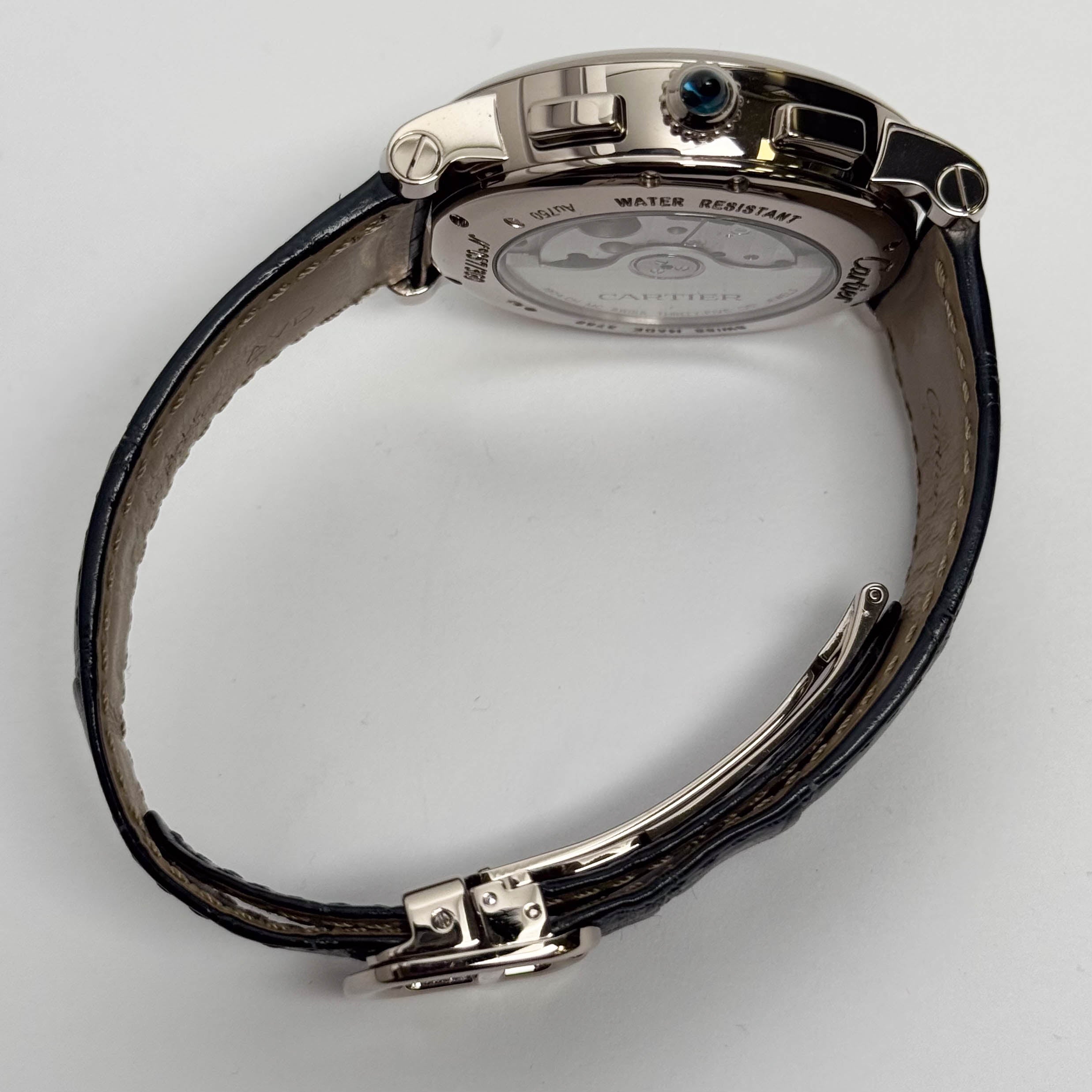 Cartier Rotonde De 40mm Blue Dial Watch Ref# W1556239
