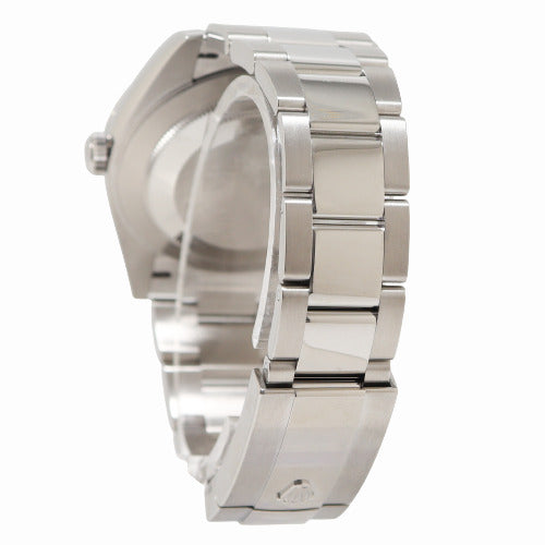 Rolex Datejust Stainless Steel 41mm Blue Stick Dial Watch Reference#  126300 - Happy Jewelers Fine Jewelry Lifetime Warranty
