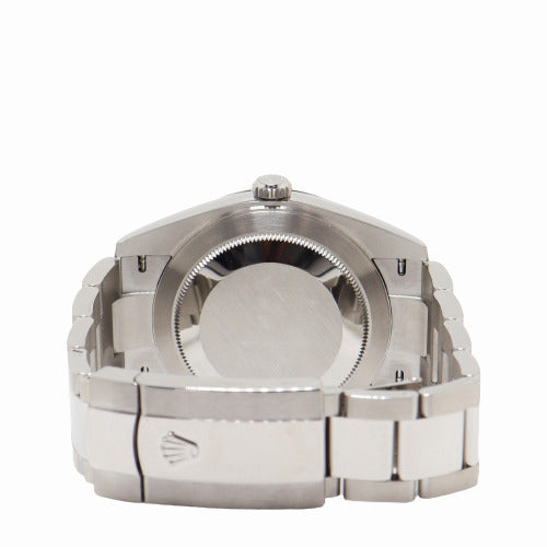 Rolex Datejust Stainless Steel 41mm Blue Stick Dial Watch Reference#  126300 - Happy Jewelers Fine Jewelry Lifetime Warranty