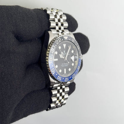 Rolex GMT-Master II "Batgirl" 40mm Black Dial Watch Ref# 126710BLNR