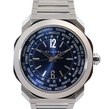 Bvlgari Octo 41mm Blue Dial Watch Ref# 103481 - Happy Jewelers Fine Jewelry Lifetime Warranty