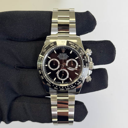 Rolex Daytona 40mm Black Dial Watch Ref# 126500LN
