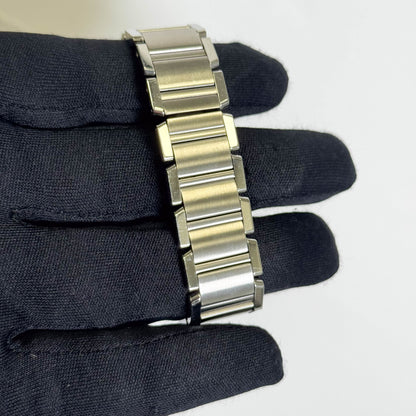 Cartier Tank Stainless Steel 25mm White/Ivory Dial Watch Ref# W51011Q3 - Happy Jewelers Fine Jewelry Lifetime Warranty
