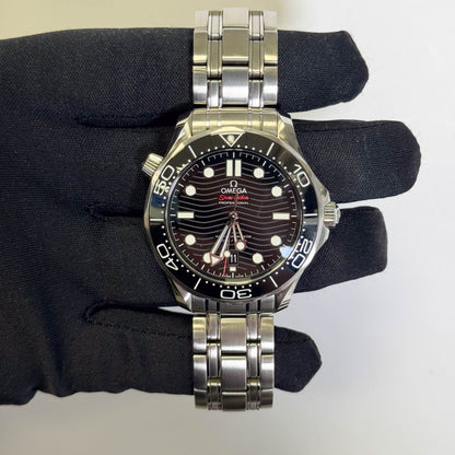 Omega Seamaster 42mm Black Dial Watch Ref# 210.30.42.20.01.001 - Happy Jewelers Fine Jewelry Lifetime Warranty