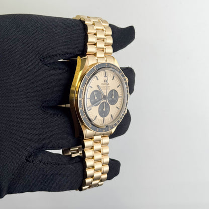 Omega Speedmaster 42mm Yellow Dial Watch Ref# 310.60.42.50.99.002 - Happy Jewelers Fine Jewelry Lifetime Warranty