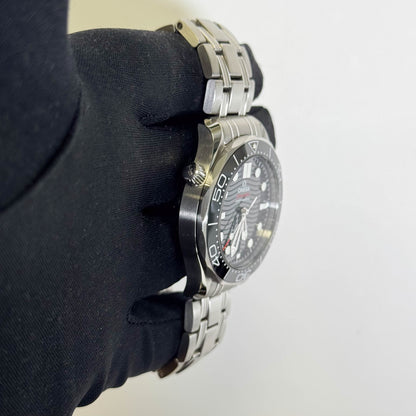 Omega Seamaster 42mm Black Dial Watch Ref# 210.30.42.20.01.001 - Happy Jewelers Fine Jewelry Lifetime Warranty