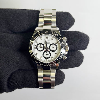 Rolex Daytona 40mm White Dial Watch Ref# 116500LN