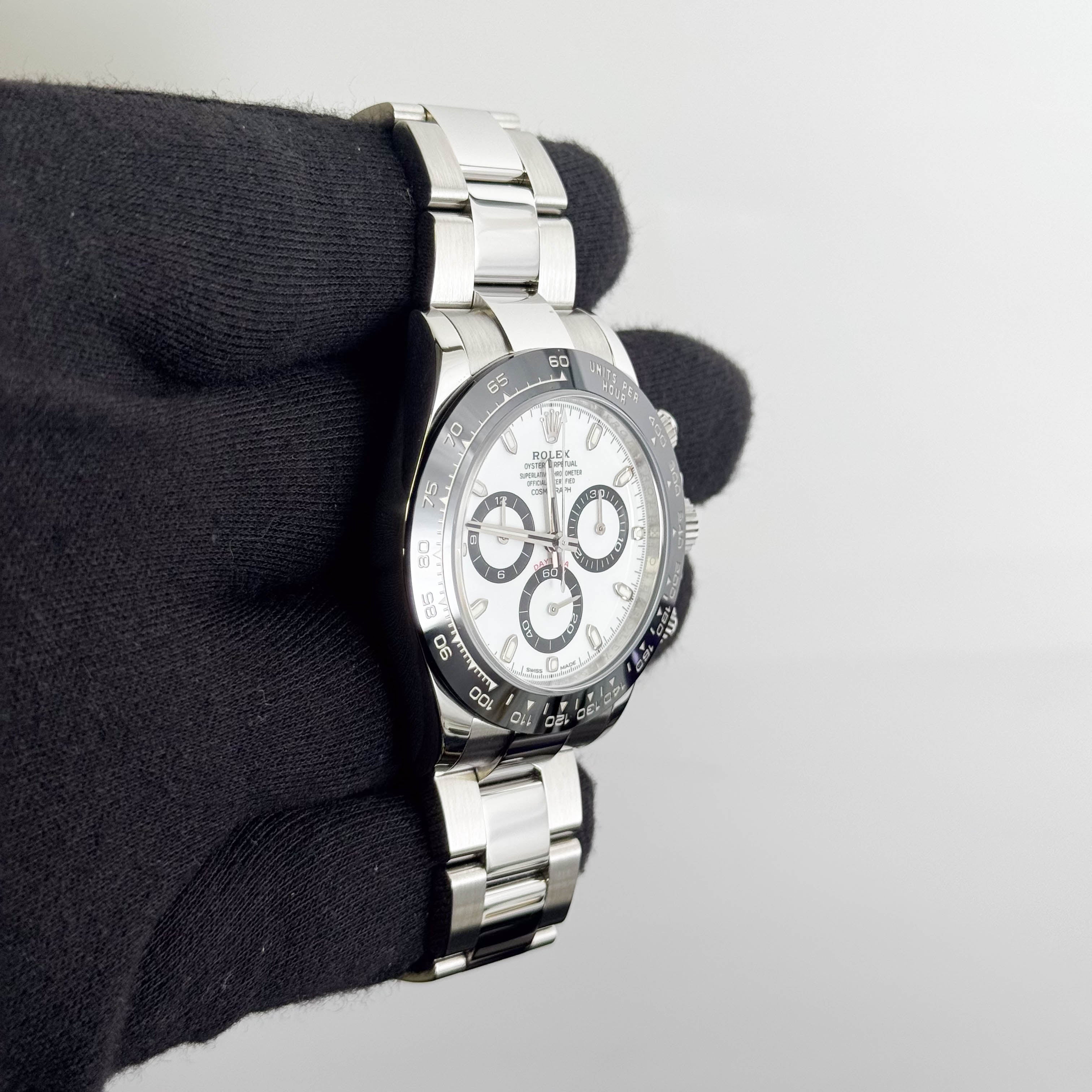 Rolex Daytona 40mm White Dial Watch Ref# 116500LN