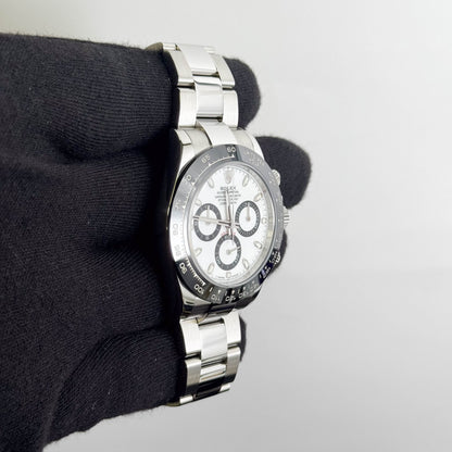 Rolex Daytona 40mm White Dial Watch Ref# 116500LN