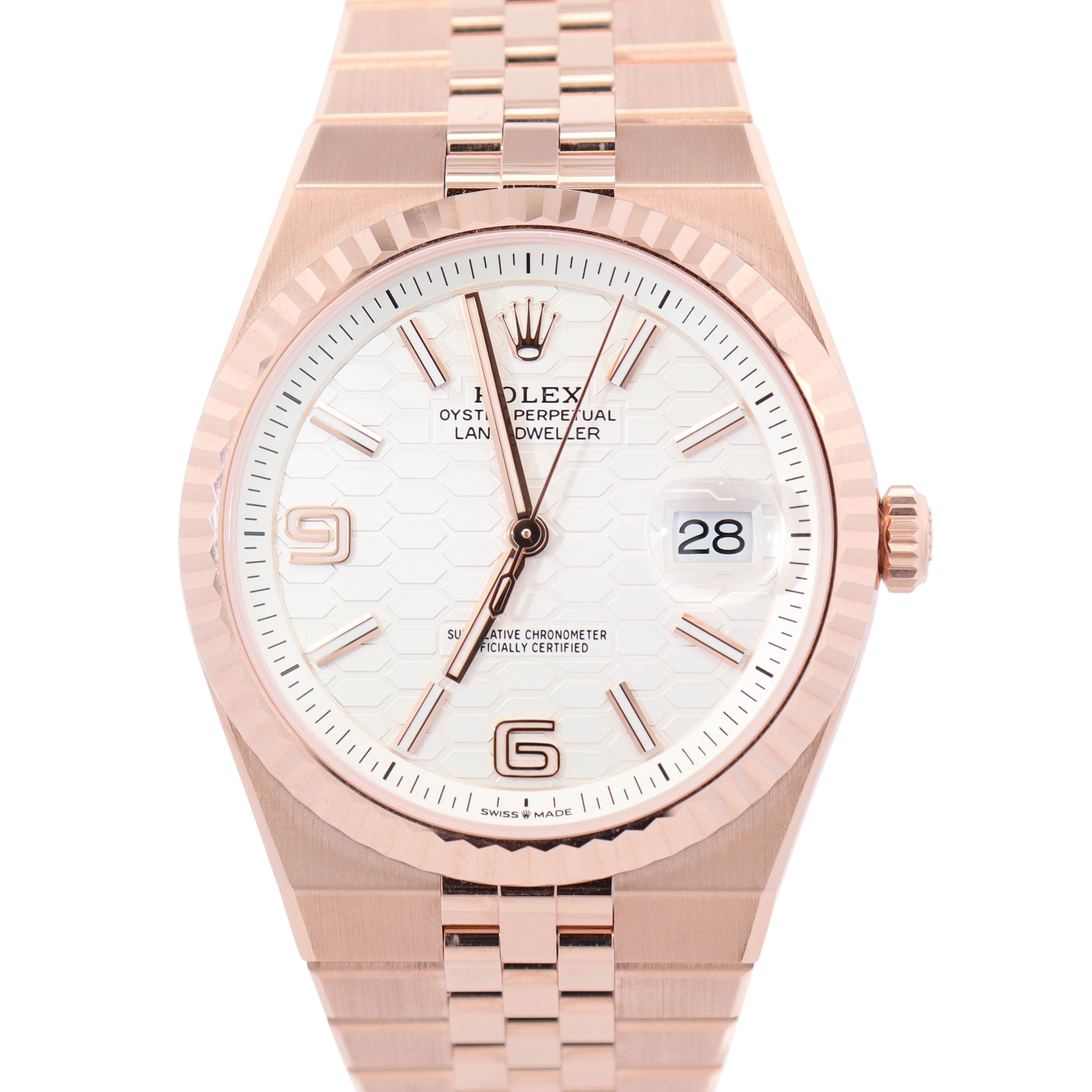Rolex Land-Dweller 40mm White Dial Watch Ref# 127335 - Happy Jewelers Fine Jewelry Lifetime Warranty