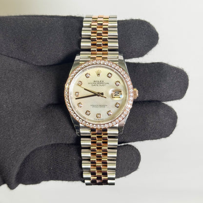 Rolex Datejust 36mm MOP Dial Watch Ref# 126281RBR
