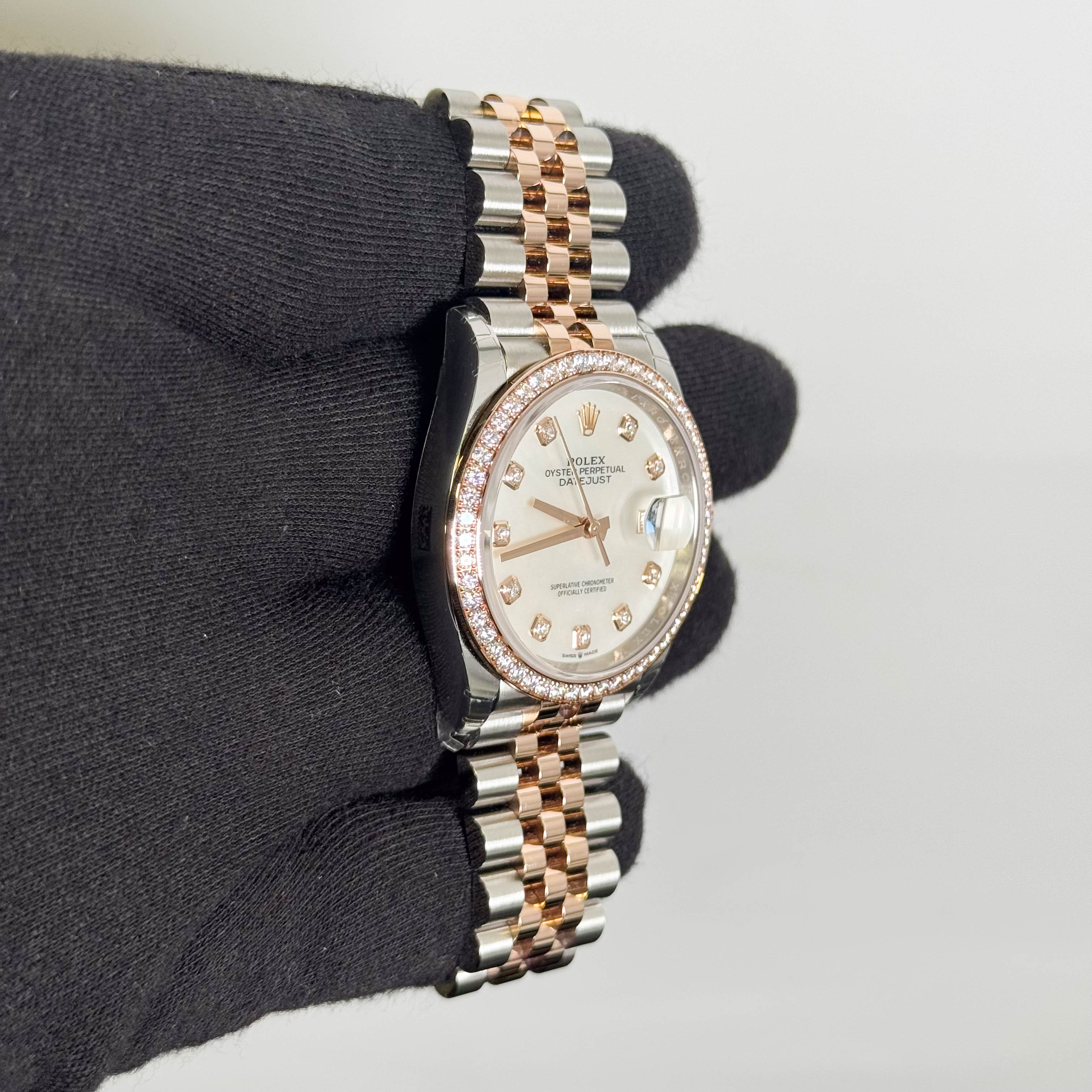 Rolex Datejust 36mm MOP Dial Watch Ref# 126281RBR