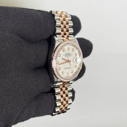 Rolex Datejust 36mm MOP Dial Watch Ref# 126281RBR
