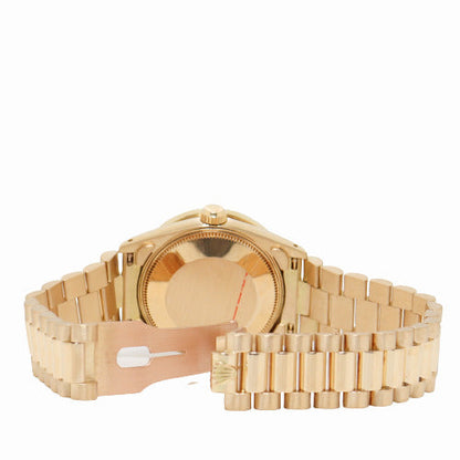Rolex Datejust Yellow Gold 31mm Factory Diamond Diamond Dial Watch Reference# 68278 - Happy Jewelers Fine Jewelry Lifetime Warranty