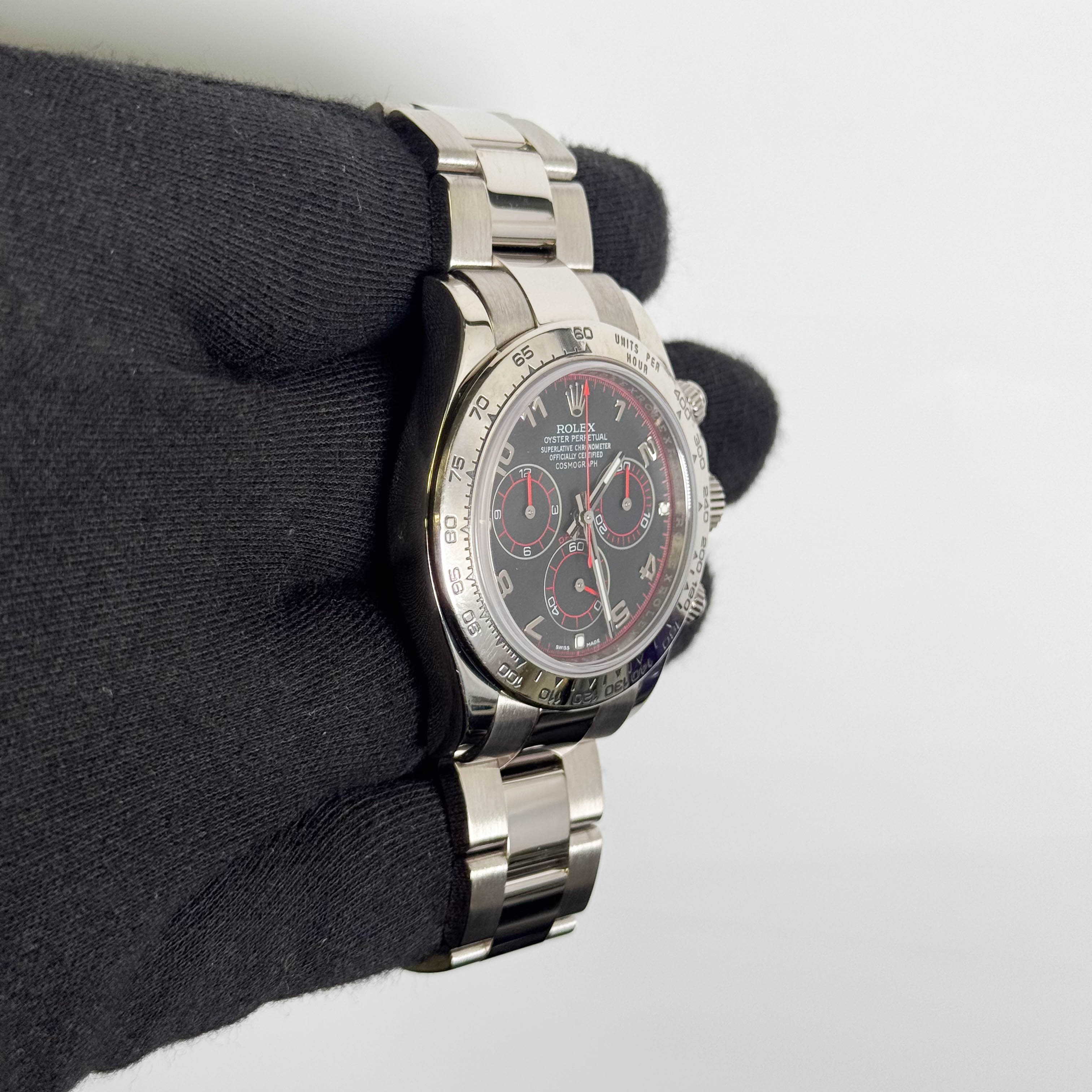 Rolex Daytona 40mm Black Racing Dial Watch Ref# 116509