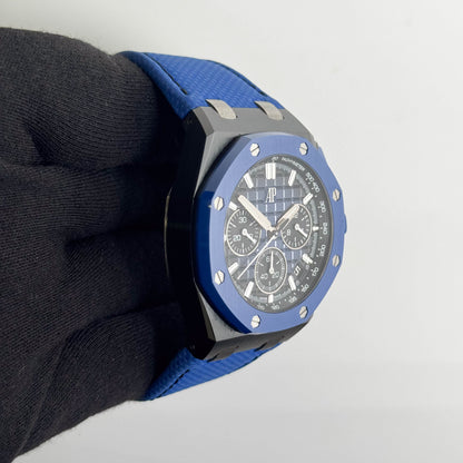 Audemars Piguet Royal Oak Offshore 43mm Blue Dial Watch Ref# 26420CE.OO.A043VE.01