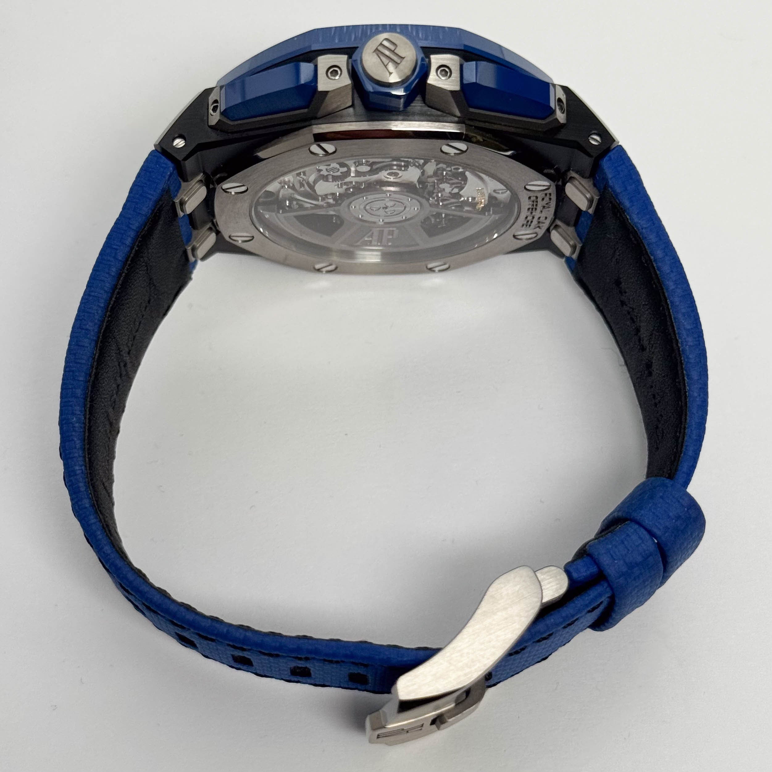 Audemars Piguet Royal Oak Offshore 43mm Blue Dial Watch Ref# 26420CE.OO.A043VE.01