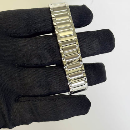 Cartier Tank 25.7x21.2mm Silver Dial Watch Ref# WSTA0065