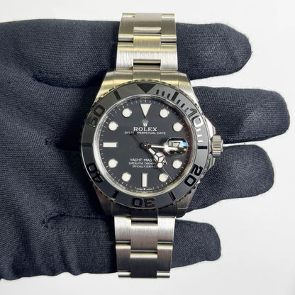 Rolex Yacht-Master 42mm Black Dial Watch Ref# 226627 - Happy Jewelers Fine Jewelry Lifetime Warranty