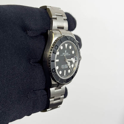 Rolex Yacht-Master 42mm Black Dial Watch Ref# 226627 - Happy Jewelers Fine Jewelry Lifetime Warranty