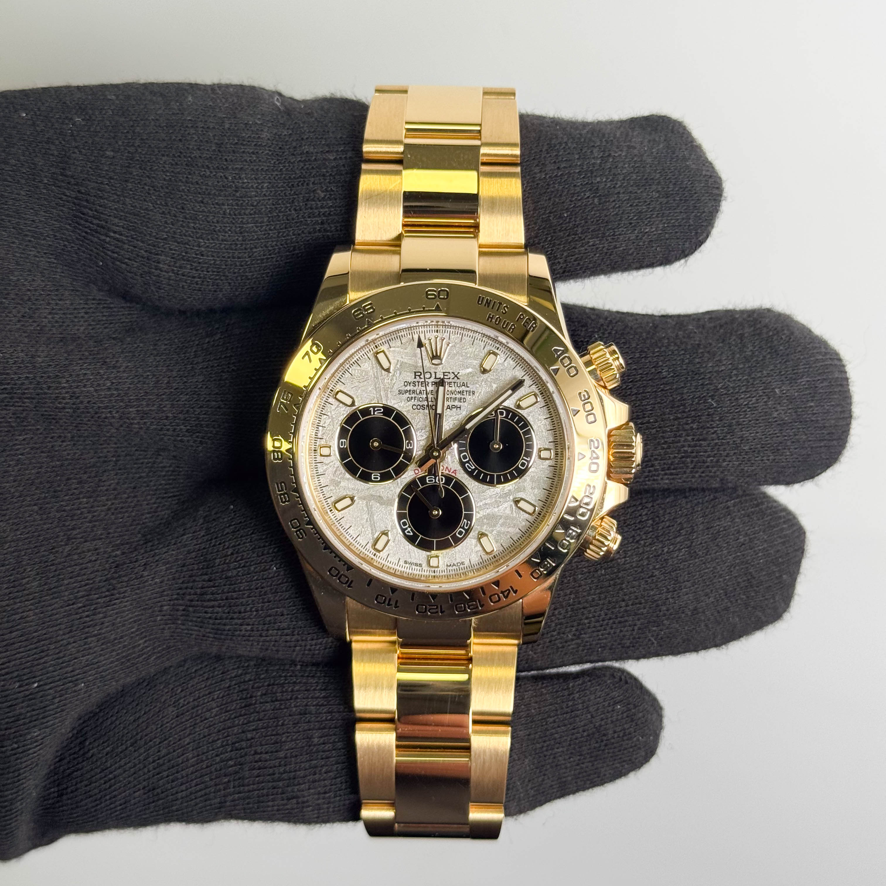 Rolex Daytona 40mm Meteorite Dial Watch Ref# 116508