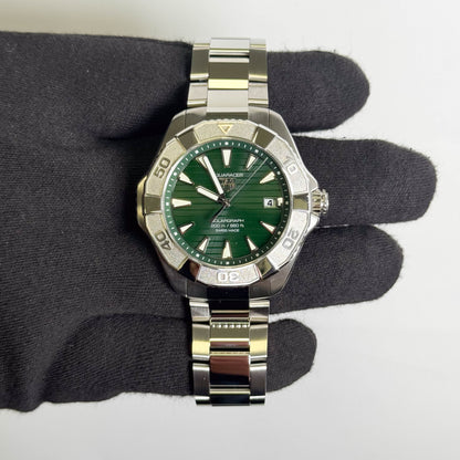 Tag Heuer Aquaracer 40mm Green Dial Watch Ref# WBP1118.BA0047