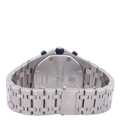 Audemars Piguet Royal Oak Offshore 42mm Stainless Steel Blue Chronograph Dial Watch Reference# 25721ST.OO.1000ST.09.A - Happy Jewelers Fine Jewelry Lifetime Warranty