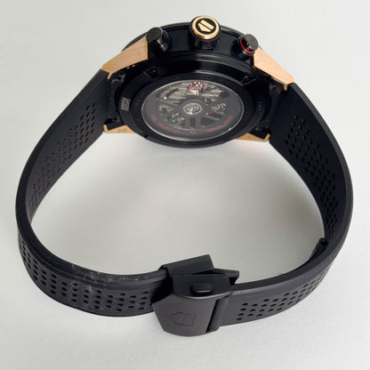 Tag Heuer Carrera Heuer 01 Chronograph 43mm Black Dial Watch Ref# CAR205A.FT6087