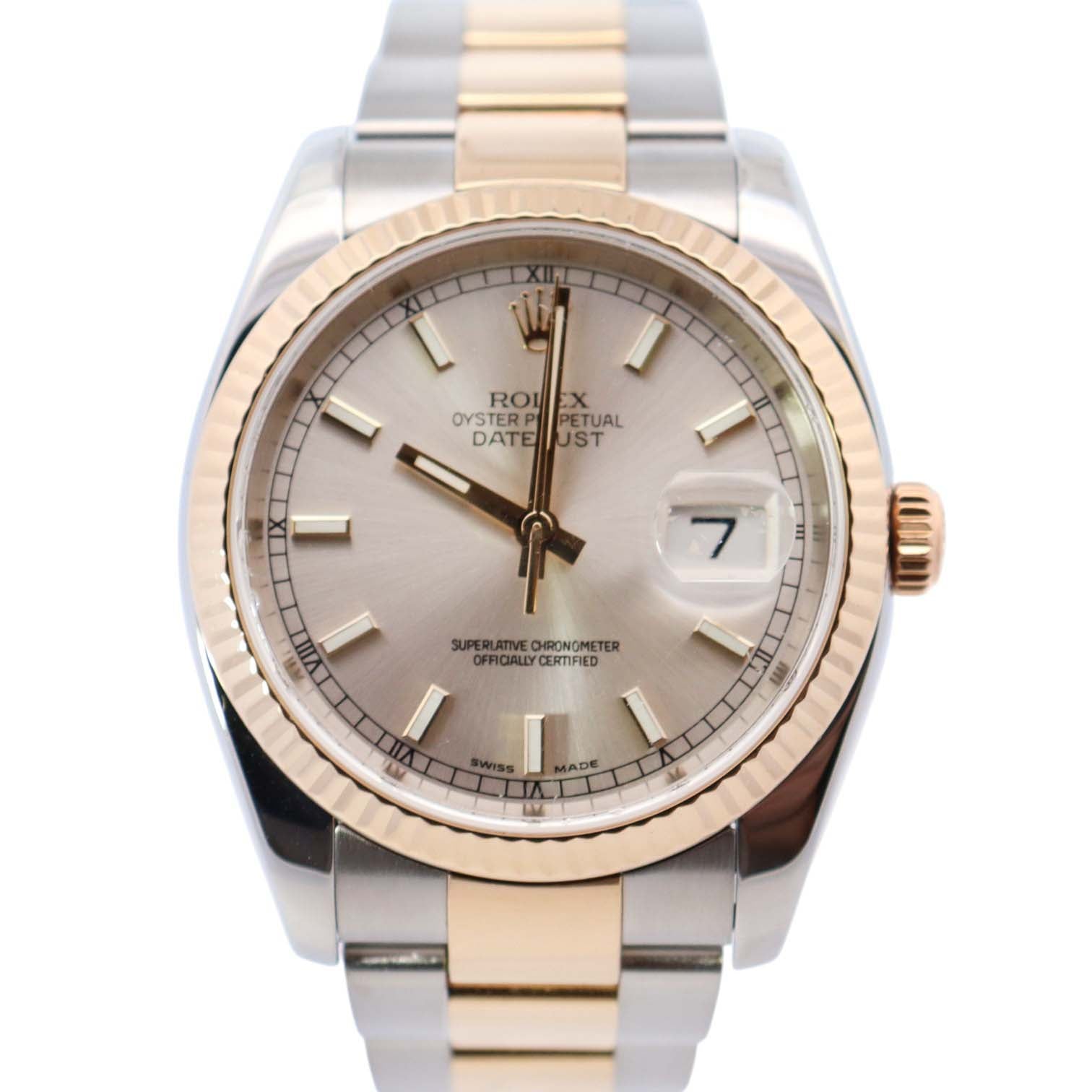 Rolex Datejust 36mm Champagne Dial Watch Ref# 116233 - Happy Jewelers Fine Jewelry Lifetime Warranty