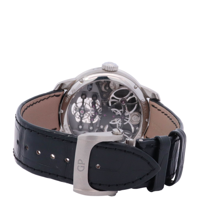 Girard Perregaux Constant Escapement L.M. 46mm Titanium Black Skeleton Dial Watch Reference# 93505-21-631-BA6E - Happy Jewelers Fine Jewelry Lifetime Warranty