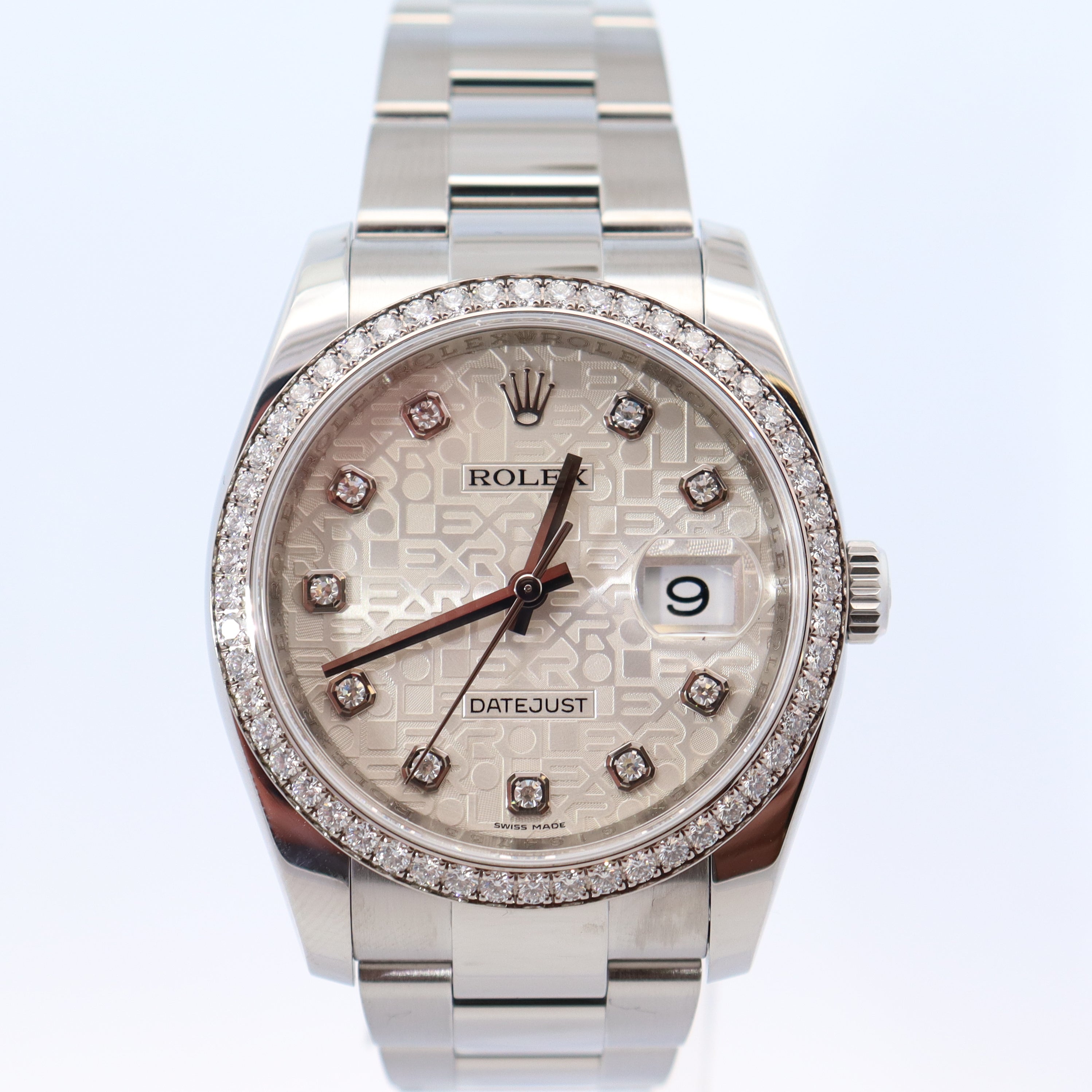 Rolex Datejust 36mm Silver Jubilee Dial Watch Ref# 116233 - Happy Jewelers Fine Jewelry Lifetime Warranty
