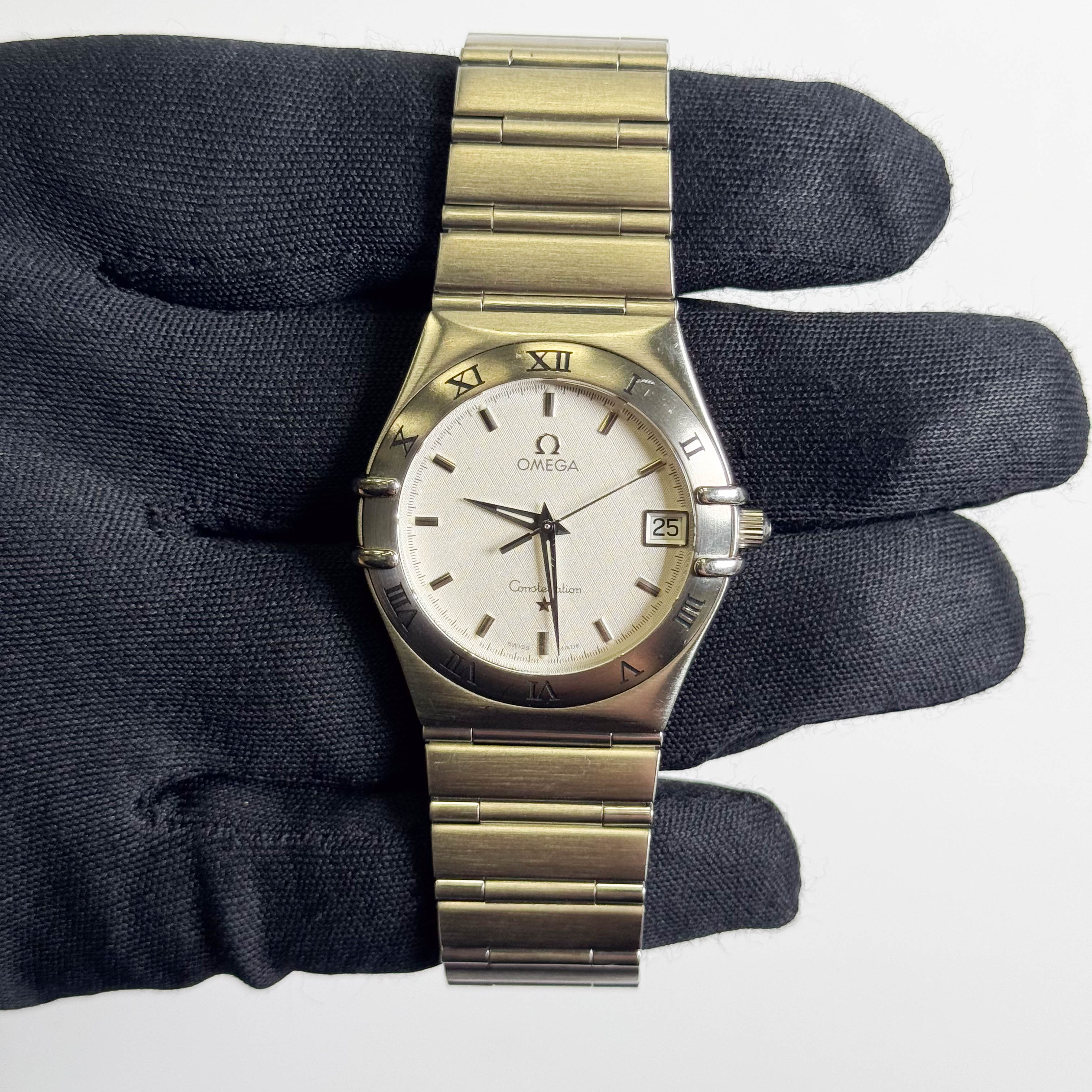 Omega Constellation 34mm White Dial Watch Ref# 1512.30.00 - Happy Jewelers Fine Jewelry Lifetime Warranty
