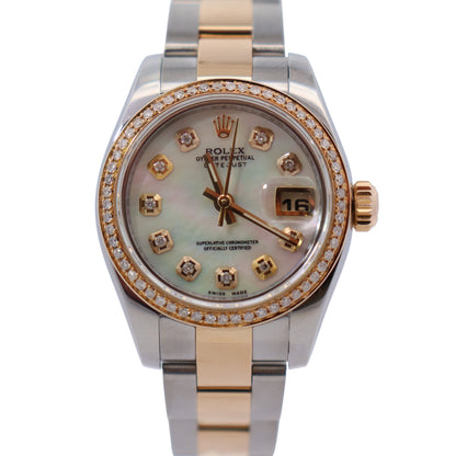 Rolex Datejust 26mm MOP Dial Watch Ref# 179173 - Happy Jewelers Fine Jewelry Lifetime Warranty