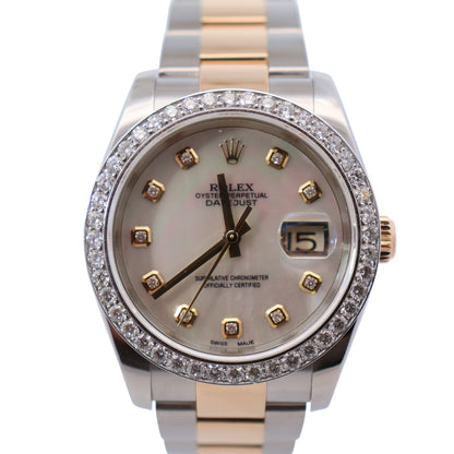 Rolex Datejust 36mm MOP Dial Watch Ref# 116203 - Happy Jewelers Fine Jewelry Lifetime Warranty