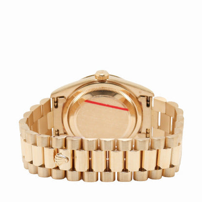 Rolex Day Date Yellow Gold 36mm White Roman Dial Watch Reference# 18238 - Happy Jewelers Fine Jewelry Lifetime Warranty